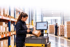 Préparation de commandes en entrepôt